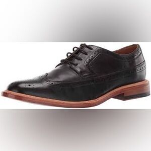 NEW!! Men’s Bostonian No 16 Wing Tip Oxford Black Leather Size 8.5M